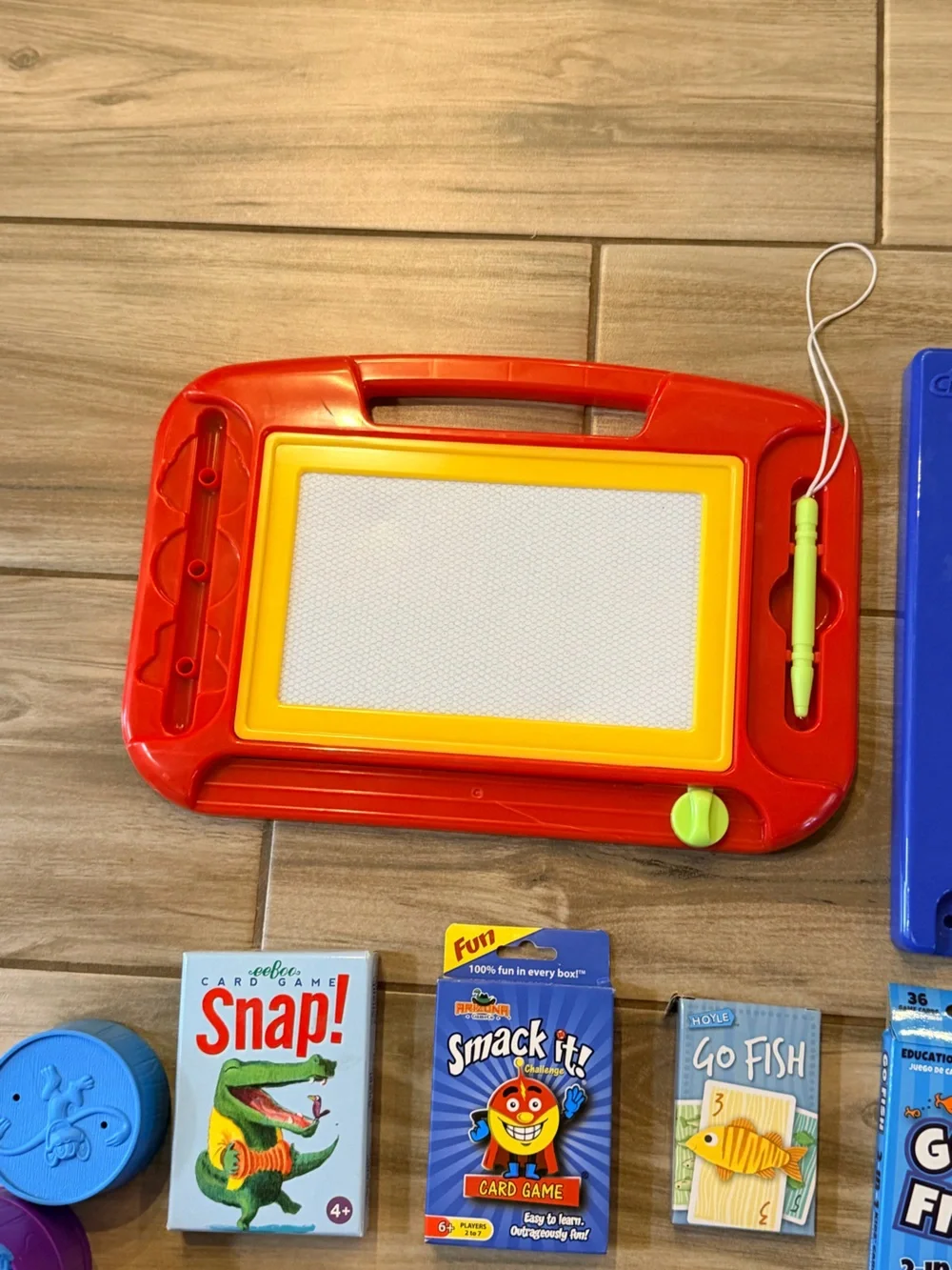 Assorted kids games and toys